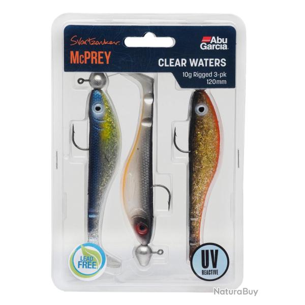 Kit Leurre Souple Abu Garcia Svartzonker McPrey Prerigged 22g 12cm Clear Waters 3