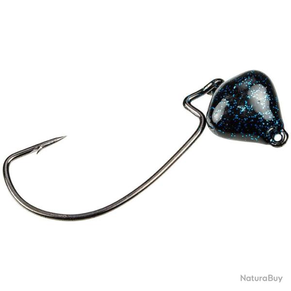 Texan Plomb� Strike King MD Jointed Structure Head 10,6g 10,6g Bo�te de 2 Black / Blue