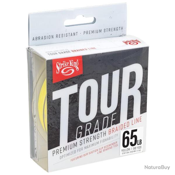 Tresse Strike King Tour Grade Braid Yellow Jaune 137m 42/100