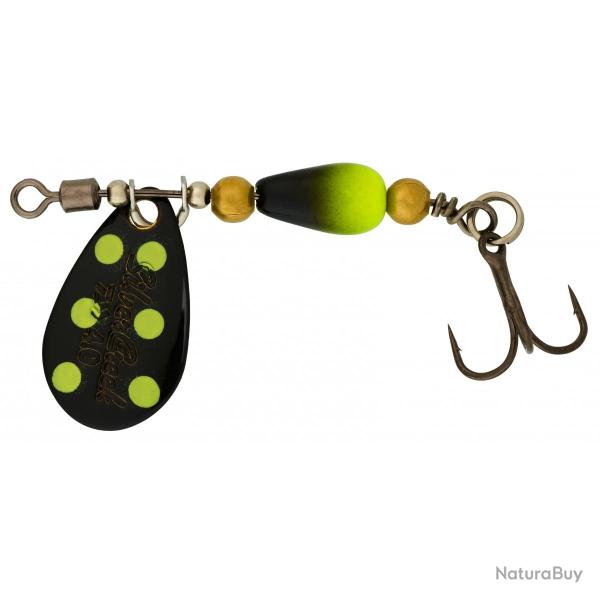 Cuiller Tournante Daiwa Silvercreek Spinner 3g Black/ Yellow Dots