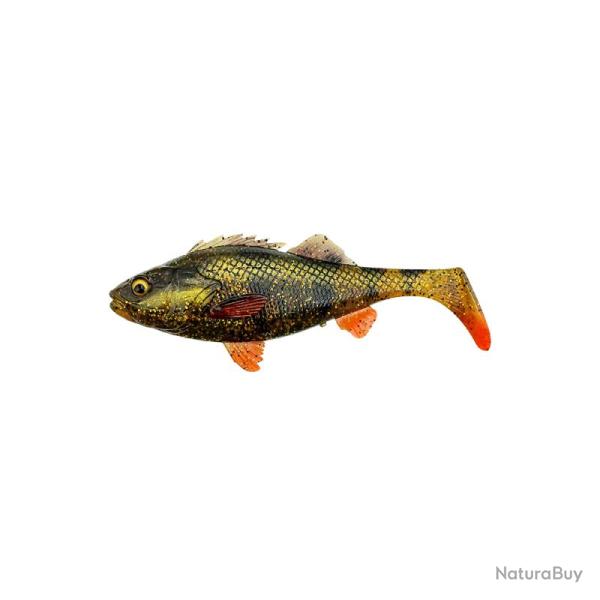 Leurre Souple Savage Gear 4D Perch Shad 20cm 95g 20cm Motor Oil UV