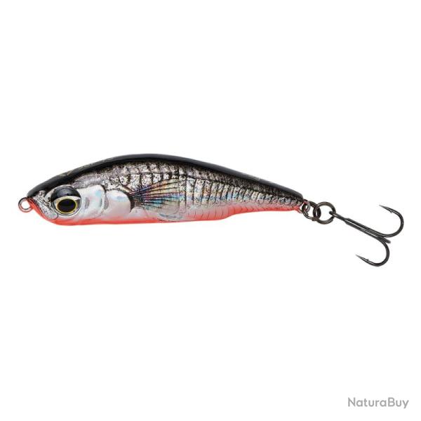 Poisson Nageur Savage Gear 3D Sticklebait Pencil 6,5cm 10,5g Sinking Black Red 6,5cm