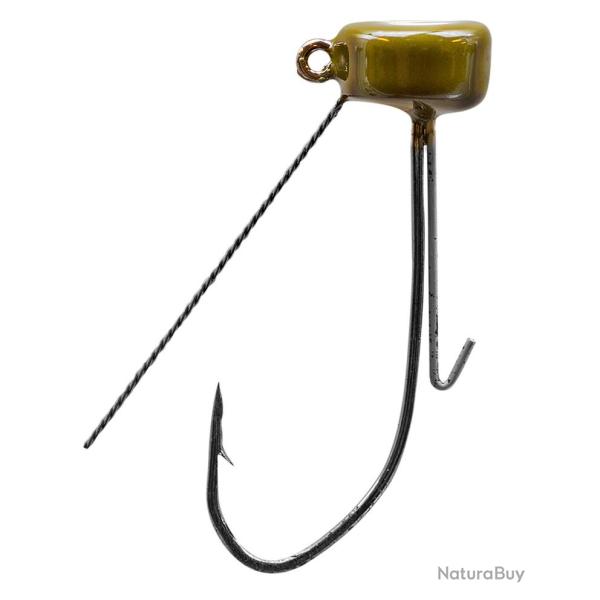 T�te Plomb�e Strike King Tour Grade Ned Rig Weedless Head 1,8g Green Pumpkin