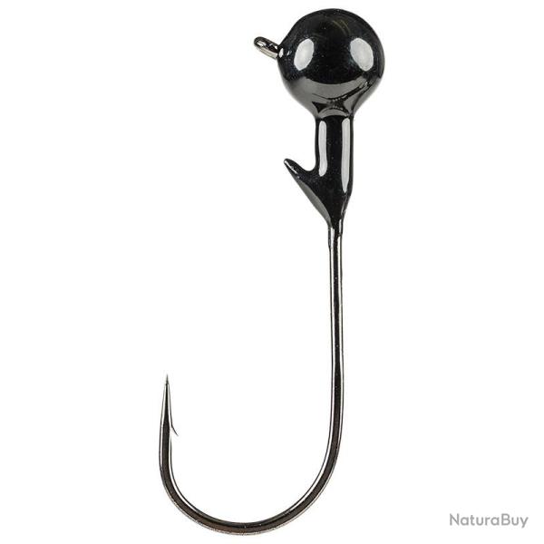 T�te Plomb�e Strike King Tour Grade Round Jig Head Noir 7,1g