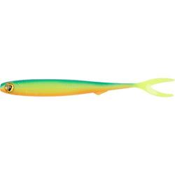 Leurre Souple Fox Rage Slick Finesse Super Soft 11cm 11cm UV Blue Back Chartreuse