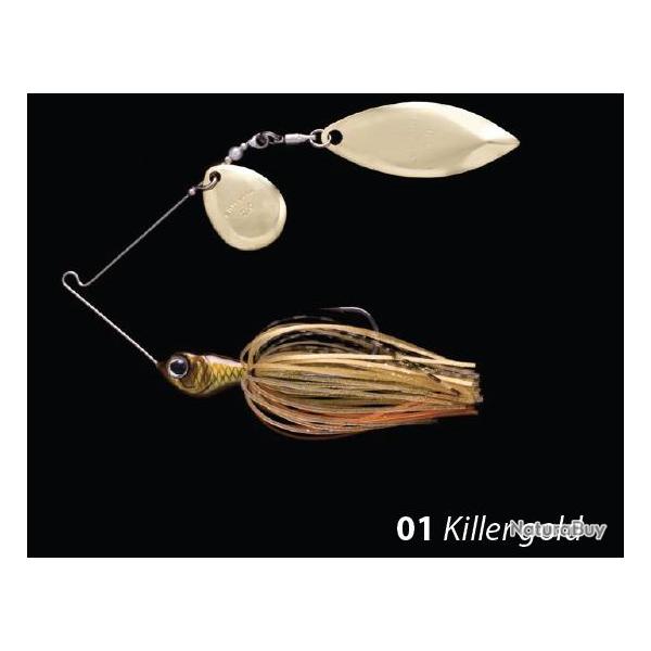 Spinnerbait Elitelure CFS Willow Colorado 7g 7g 01 - Killer gold