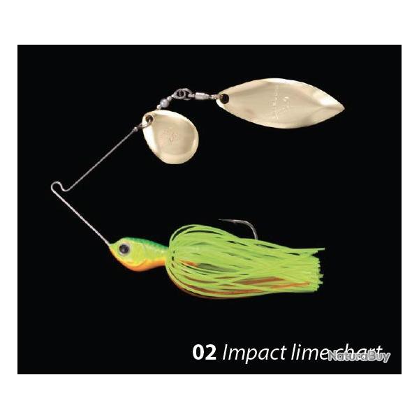 Spinnerbait Elitelure CFS Willow Colorado 7g 7g 02 - Impact lime chart
