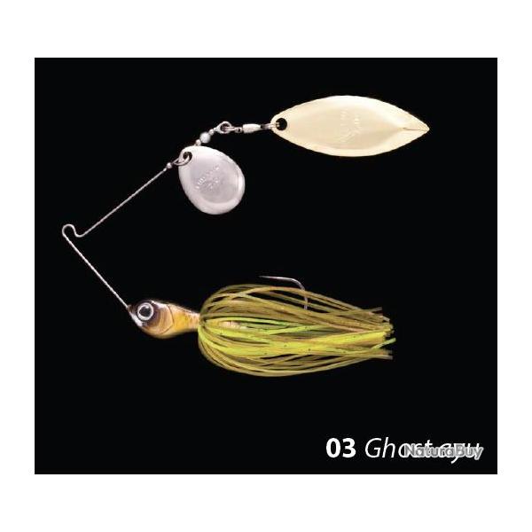 Spinnerbait Elitelure CFS Willow Colorado 7g 7g 03 - Ghost ayu