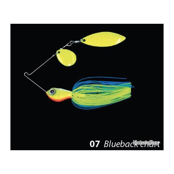 Spinnerbait Elitelure CFS Willow Colorado 7g 7g 07 - Blueback chart