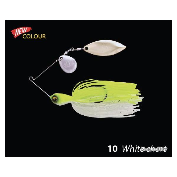 Spinnerbait Elitelure CFS Willow Colorado 7g 7g 10 - White chart