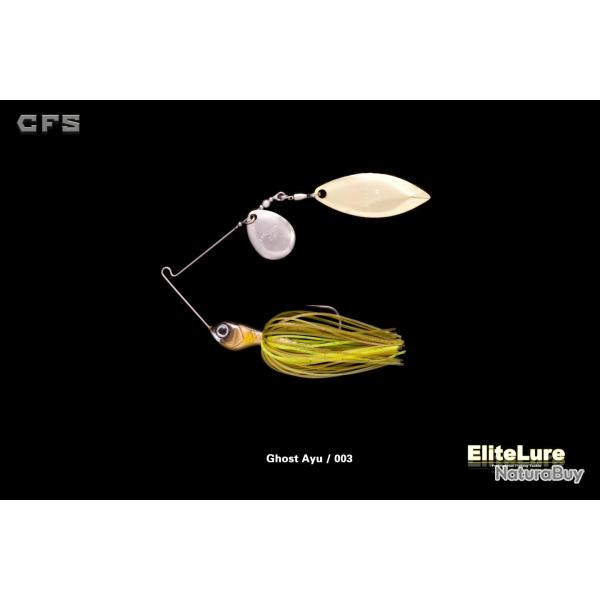 Spinnerbait Elitelure CFS Colorado Willow 10g 10g 03 - Ghost ayu