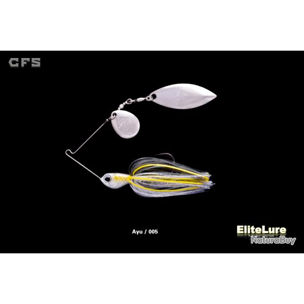 Spinnerbait Elitelure CFS Colorado Willow 10g 10g 05 - Ayu