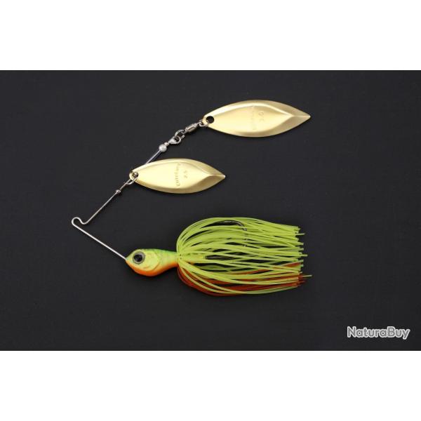 Spinnerbait Elitelure CFS Double Willow 10g 10g 02 - Impact lime chart