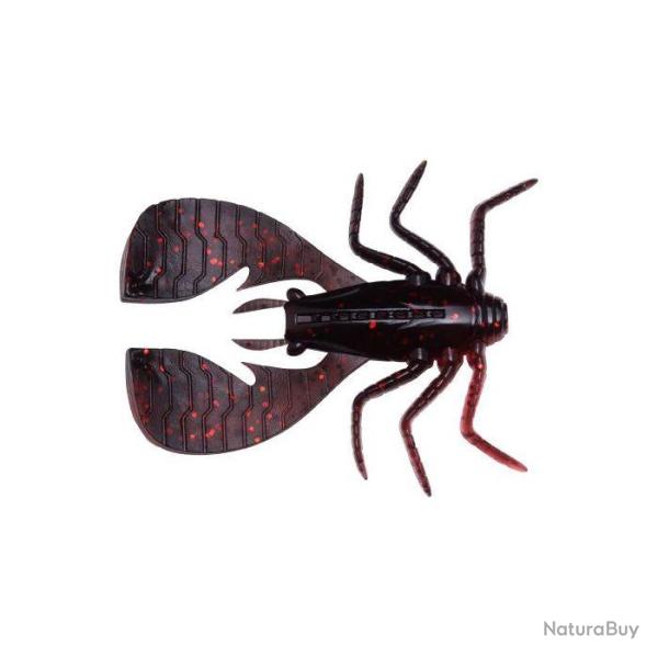 Leurre Souple Megabass Fuwabug 9,6cm Black Back Clear Red 4 9,6cm