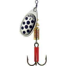 Cuiller Mepps Aglia Points Noirs Argent 4,5g n&deg;2 A l'unit&eacute;