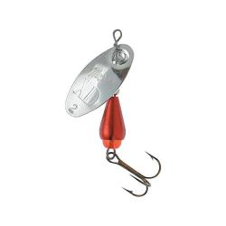 Cuiller Tournante Mepps XD Platinium Argent Rouge 7g n&deg;3 Argent Rouge