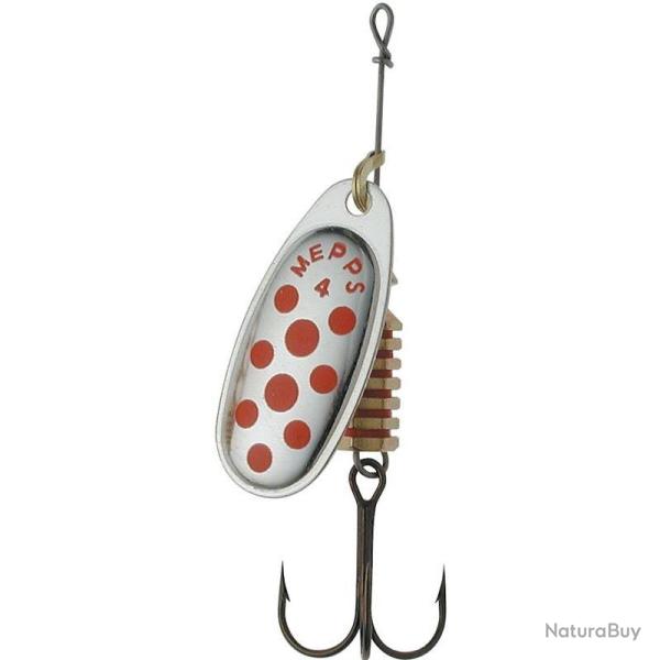 Cuiller Tournante Mepps Comet Argent Points Rouges 3 6,5g Argent Points Rouges