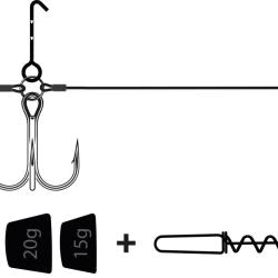 Monture VMC Pike Rig Plombs 15 - 20 - 25g