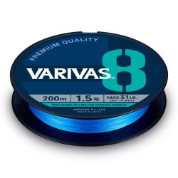 Tresse Varivas PE 8 Ocean Blue 150m 150m PE 0,8 16lb