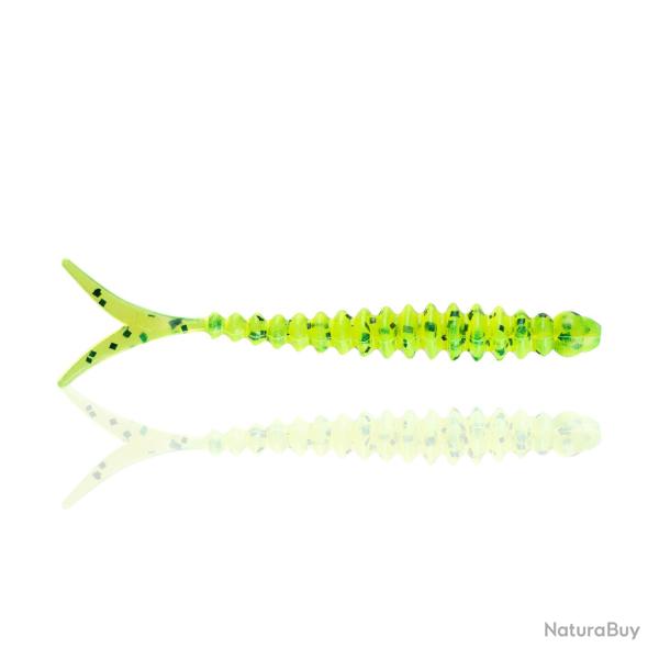 Leurre Souple Reins Fin's Ringer 3" - 7,5cm 419 - Chart Pepper  7,5cm Par 10