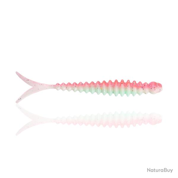 Leurre Souple Reins Fin's Ringer 3" - 7,5cm 7,5cm B52 - Electric Chicken Par 8