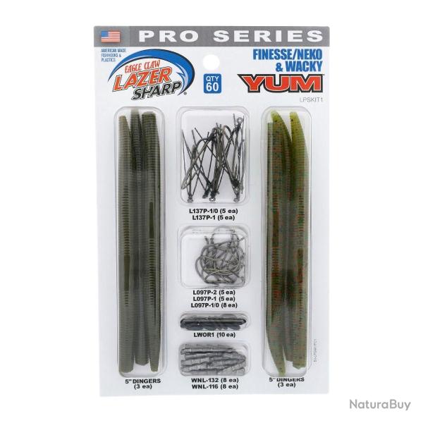 Kit Eagle Claw Lazer Sharp Finesse / Neko / Wacky