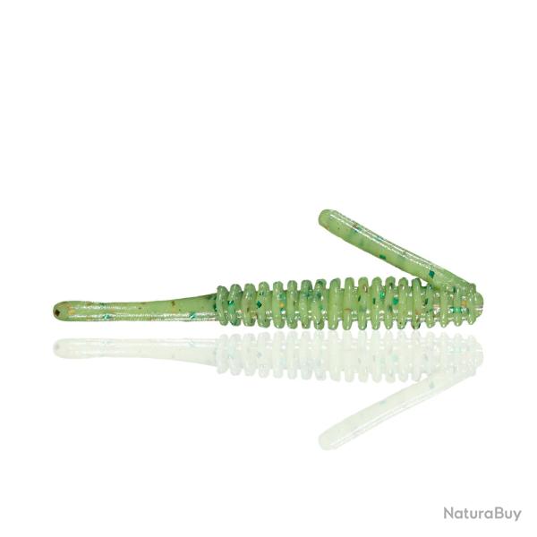 Leurre Souple Reins Kick Ringer 3" - 7,5cm 7,5cm Par 15 #028 Chart Green Chart