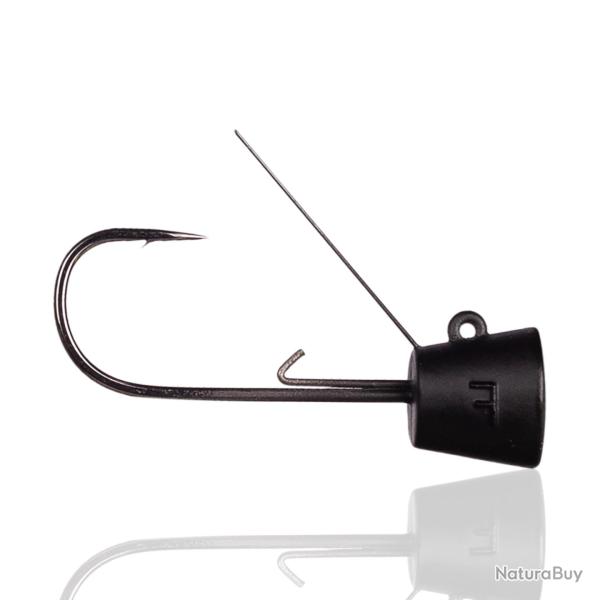 T�te Plomb�e Reins NR Jig Head Guard Matt Black 2,7g Par 3 #1