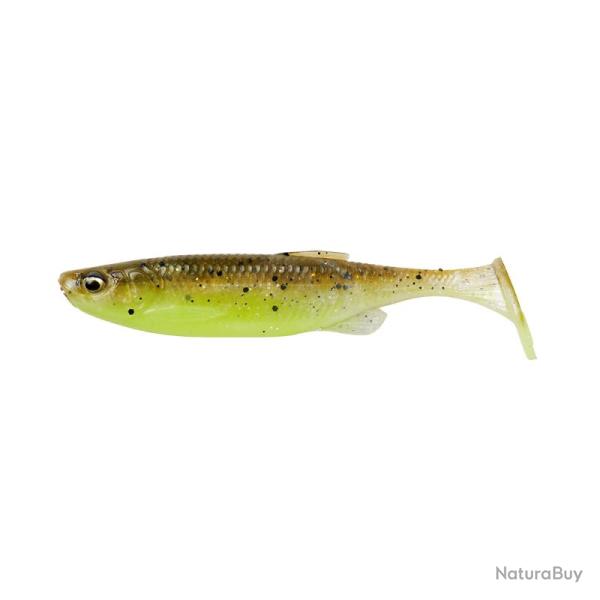 Leurre Souple Savage Gear Fat Minnow T-Tail Bulk 9cm 7g 9cm A l'unit� Green Pearl Yellow