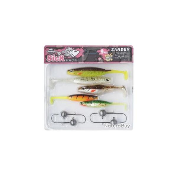 Pack Leurres Souples Berkley Sick Zander