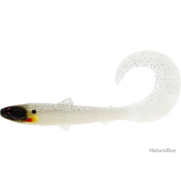 Leurre Souple Westin Bullteez Curltail 21cm 21cm Glow Ghost Hunter 49g