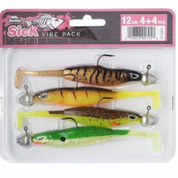 Pack Leurres Souples Berkley Sick Vibe 12cm 10g par 8