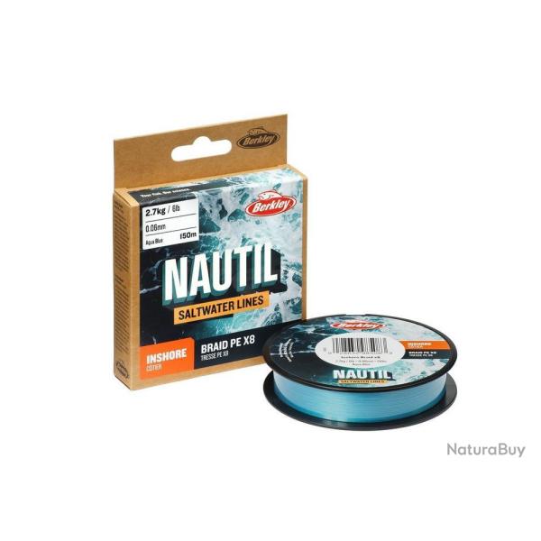 Tresse Berkley Nautil Inshore 150m 0,10mm 4.1 kg
