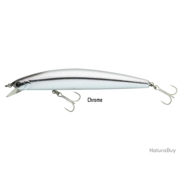 Poisson Nageur Daiwa D'Minnow Floating 13cm 13cm 23g Chrome