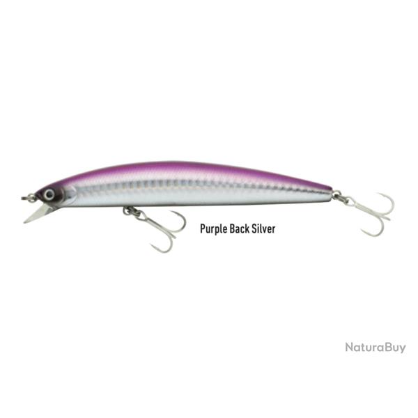 Poisson Nageur Daiwa D'Minnow Floating 13cm 13cm 23g Purple Back Silver