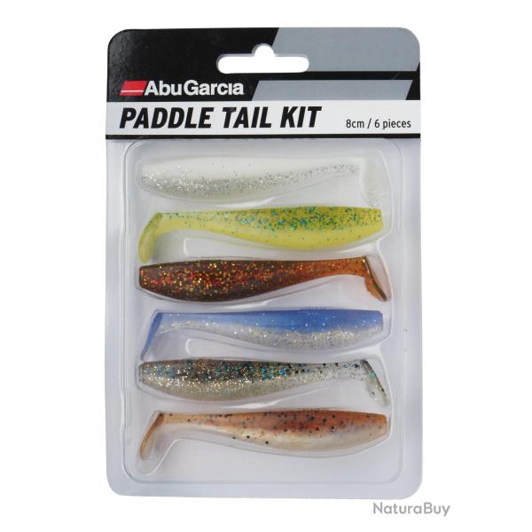 Kit Leurres Souples Abu Garcia Paddletail Kit 8cm
