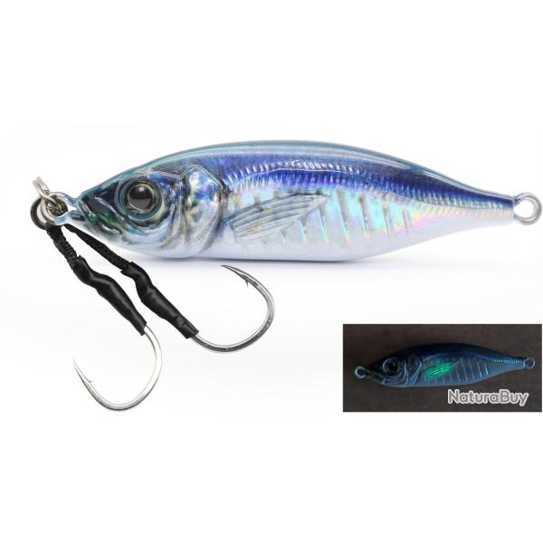 Jig Mer Little Jack Metal Adict 06 20g 20g Aji Glow Fin