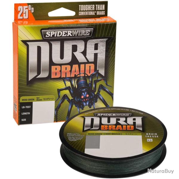 Tresse Spiderwire Durabraid 135m Moss Green 135m 0,28 mm