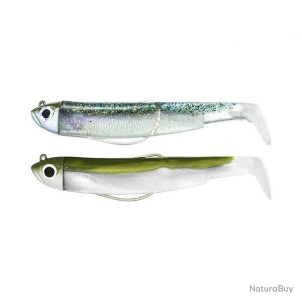 Double Combo Fiiish Black Minnow 70 Shore 3g 7cm Khaki + Ghost Minnow