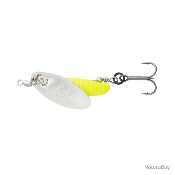 Cuiller Tournante Savage Gear Grub Spinner 2,2g 2,2g Silver Yellow