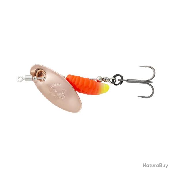 Cuiller Tournante Savage Gear Grub Spinner 2,2g 2,2g Copper Red Yellow