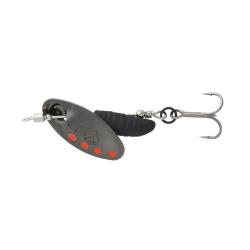Cuiller Tournante Savage Gear Grub Spinner 2,2g 2,2g Black Red Black