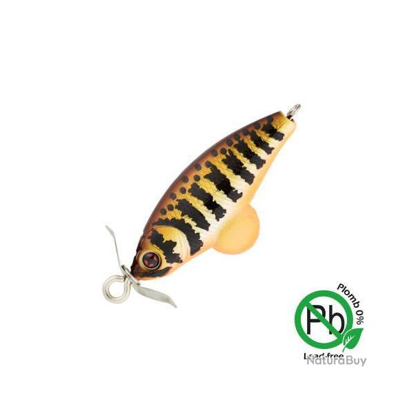 Poisson Nageur Sakura Phoxy Spybait 35 S 3,5cm 4,4g Brown Vairon