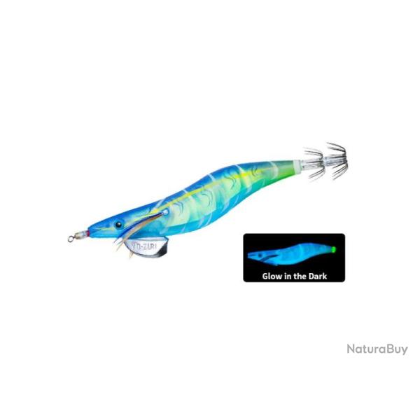 Turlutte Yo-Zuri Egi Aurie Q 3D 3.5 12cm 3.5 19,5g Blue Glow (SBBB)