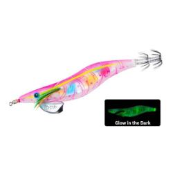 Turlutte Yo-Zuri Egi Aurie Q 3D 3.5 12cm 3.5 19,5g Pink Glow (LMSD)