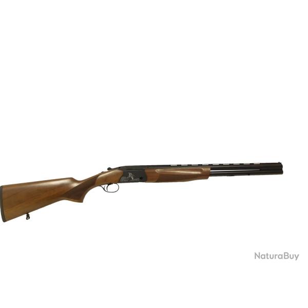 Fusil superpos� HUGLU b�cassier Cal.12/76 canon 61 cm ray�