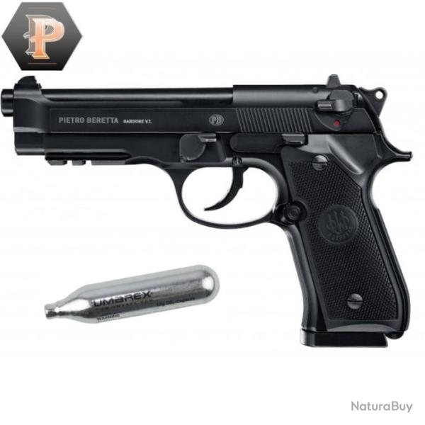Pistolet Beretta M92 A1 CO2 cal. BB/4.5mm + capsules
