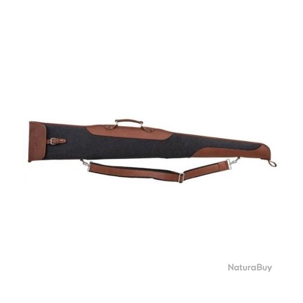 DB24 - Fourreau BLASER Loden et cuir fusil 134cm