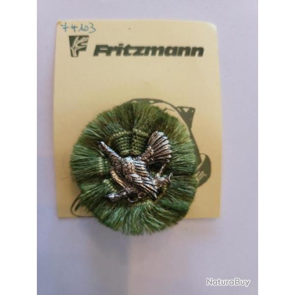 BROCHE POUR CHAPEAU OU VESTE INSERT GRAND TETRAS