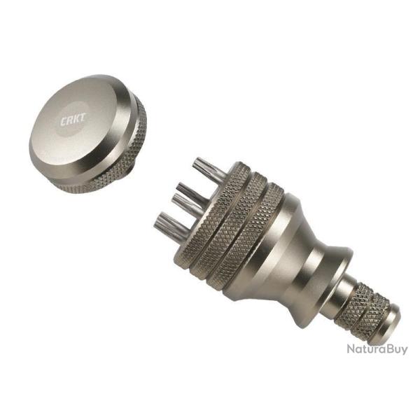 OUTIL CRKT 6 BIT DRIVER TOOL PORTE EMBOUT AIMANTE